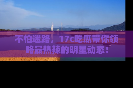 不怕迷路，17c吃瓜带你领略最热辣的明星动态！
