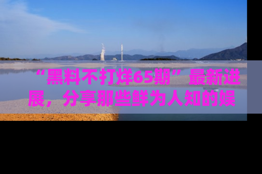 “黑料不打烊65期”最新进展,分享那些鲜为人知的娱乐八卦