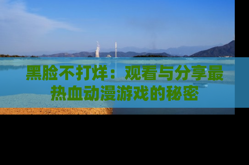 黑脸不打烊：观看与分享最热血动漫游戏的秘密