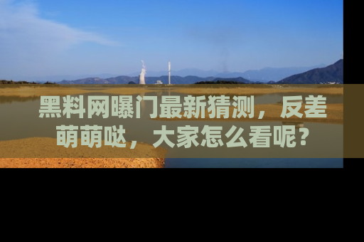 黑料网曝门最新猜测，反差萌萌哒，大家怎么看呢？