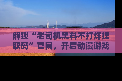 解锁“老司机黑料不打烊提取码”官网，开启动漫游戏的新次元之旅！