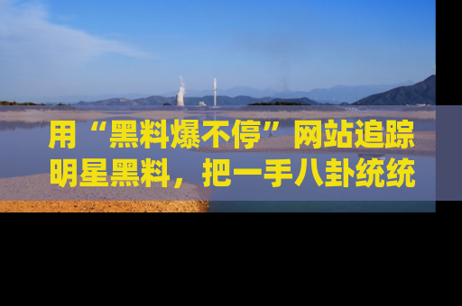 用“黑料爆不停”网站追踪明星黑料,把一手八卦统统收进你的后宫中!