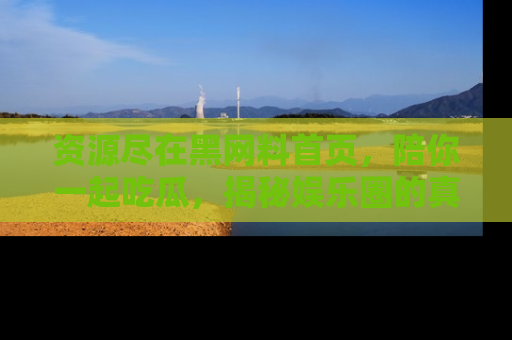 资源尽在黑网料首页，陪你一起吃瓜，揭秘娱乐圈的真实内幕