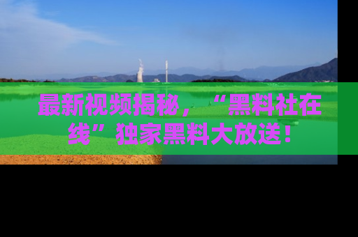 最新视频揭秘，“黑料社在线”独家黑料大放送！